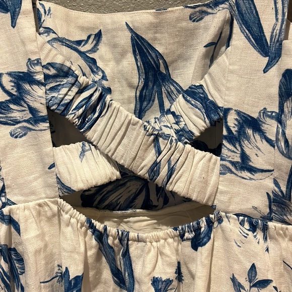 Reformation Frieda Linen Midi Dress NWOT - Picture 8 of 11